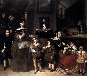 Juan Bautista Martinez del Mazo The Artists Family oil painting reproduction